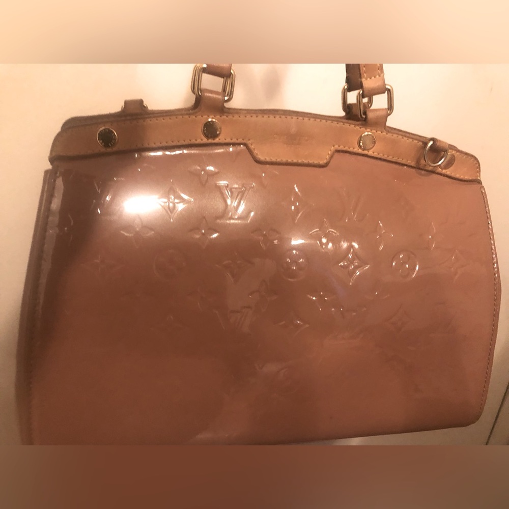 Authentic Louis Vuitton Monogram Vernis Brea Bag MM